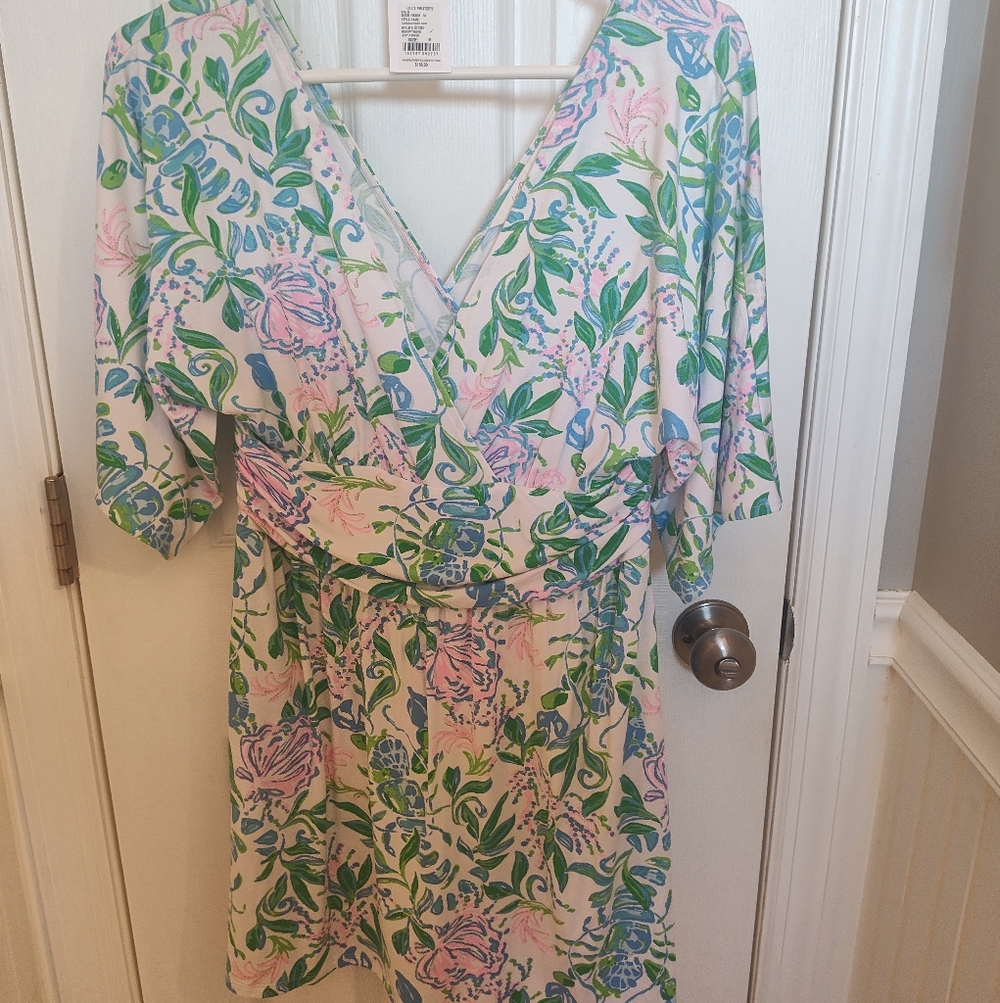 Lilly Pulitzer Parigi Skort Romper in Just a Pinch, size M